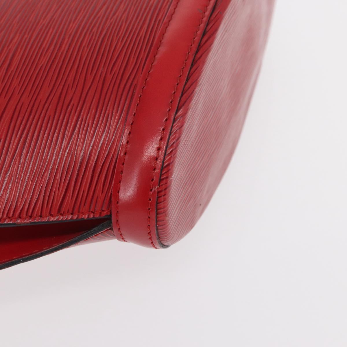 LOUIS VUITTON Epi Saint Jacques Shoulder Bag Red M52277 LV Auth ep12316