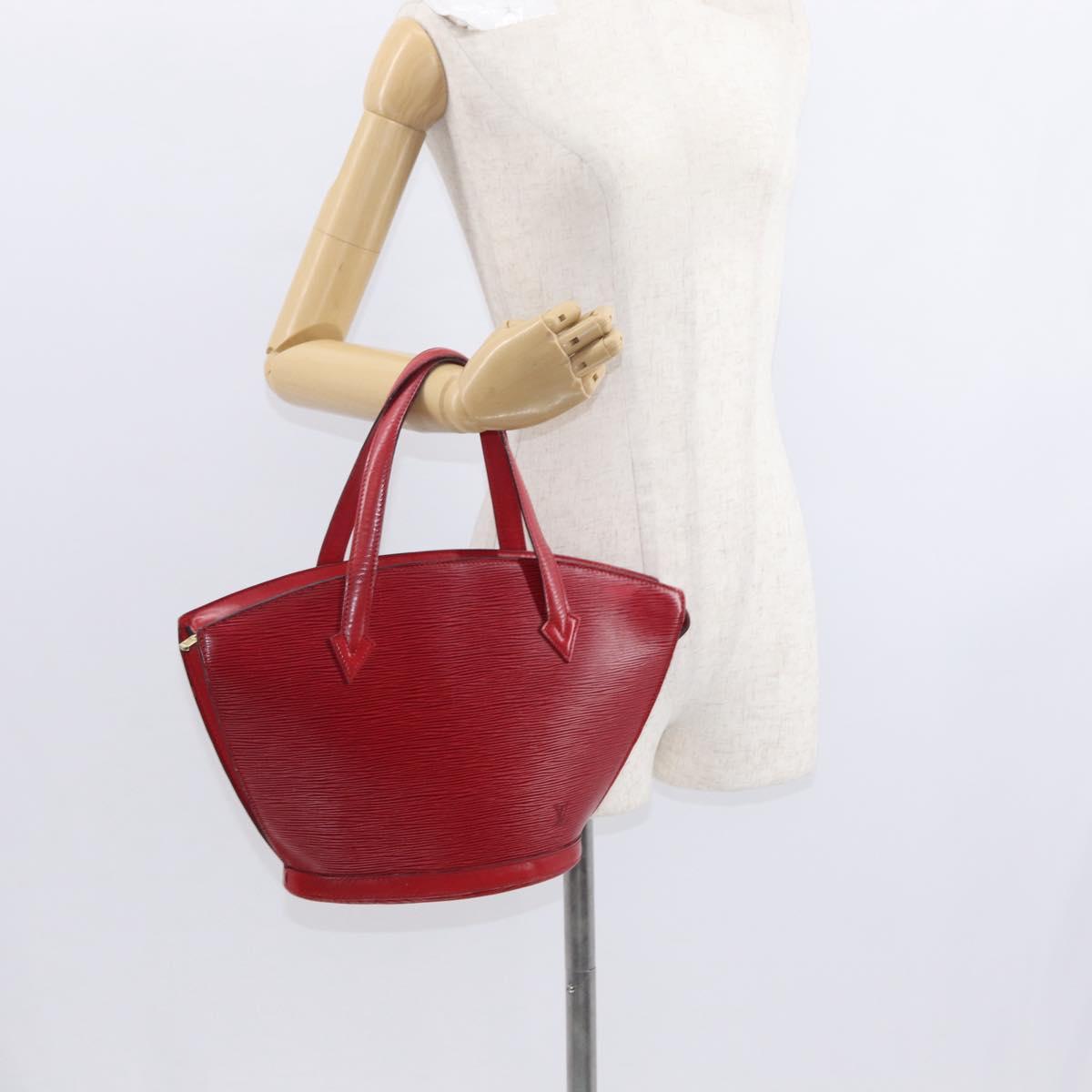 LOUIS VUITTON Epi Saint Jacques Shoulder Bag Red M52277 LV Auth ep12316