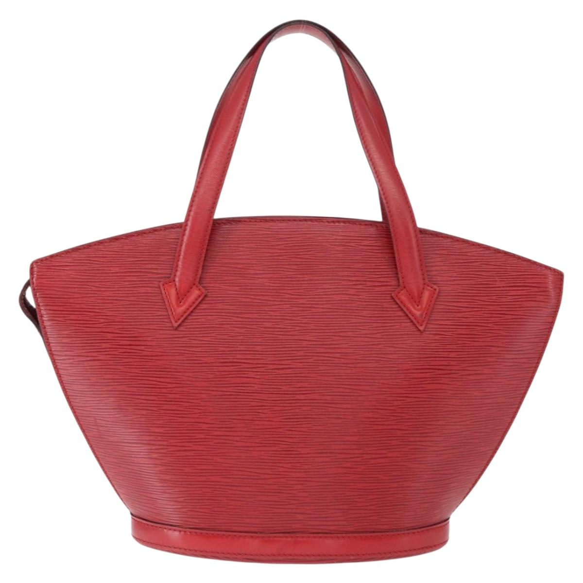LOUIS VUITTON Epi Saint Jacques Shoulder Bag Red M52277 LV Auth ep12316