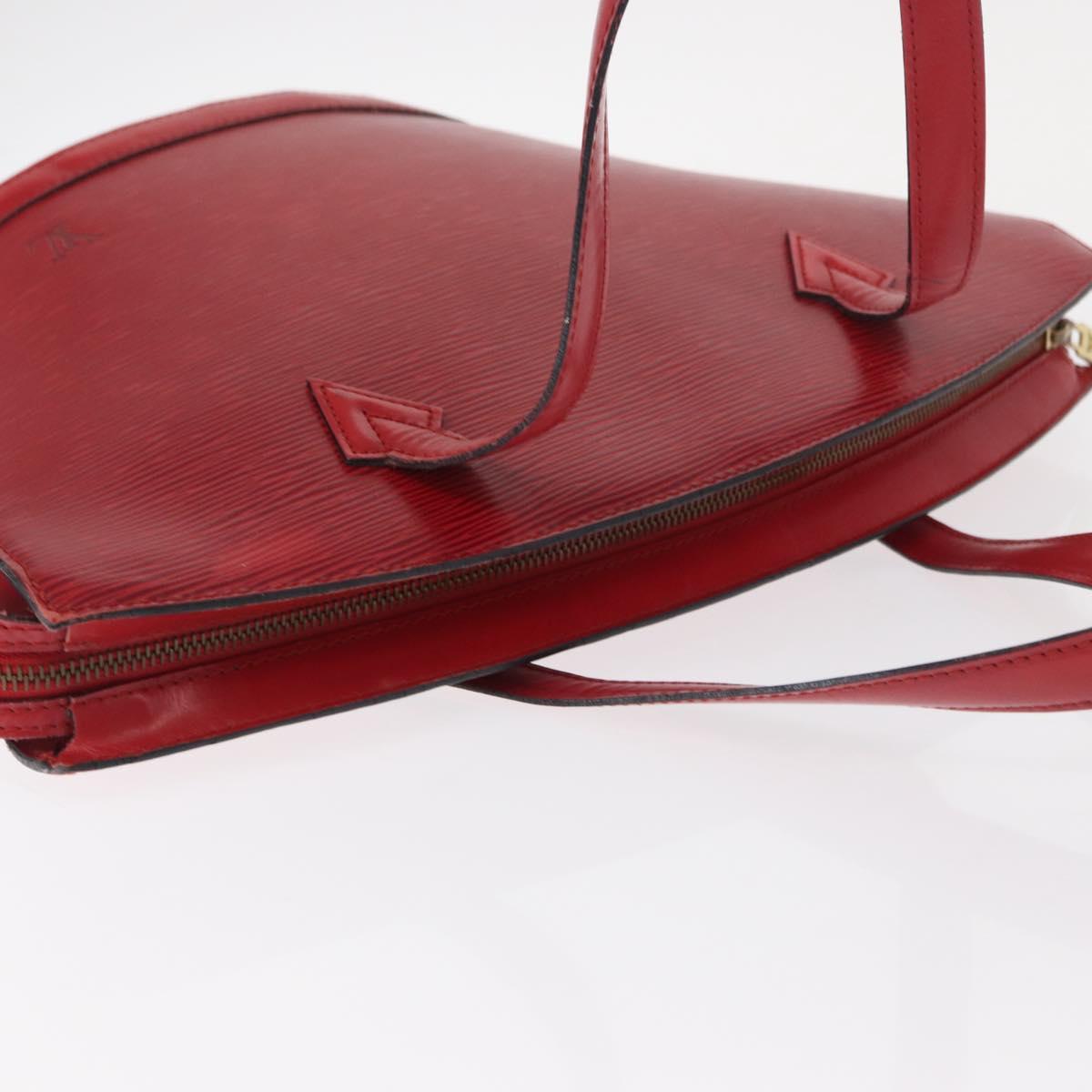 LOUIS VUITTON Epi Saint Jacques Shoulder Bag Red M52277 LV Auth ep12316