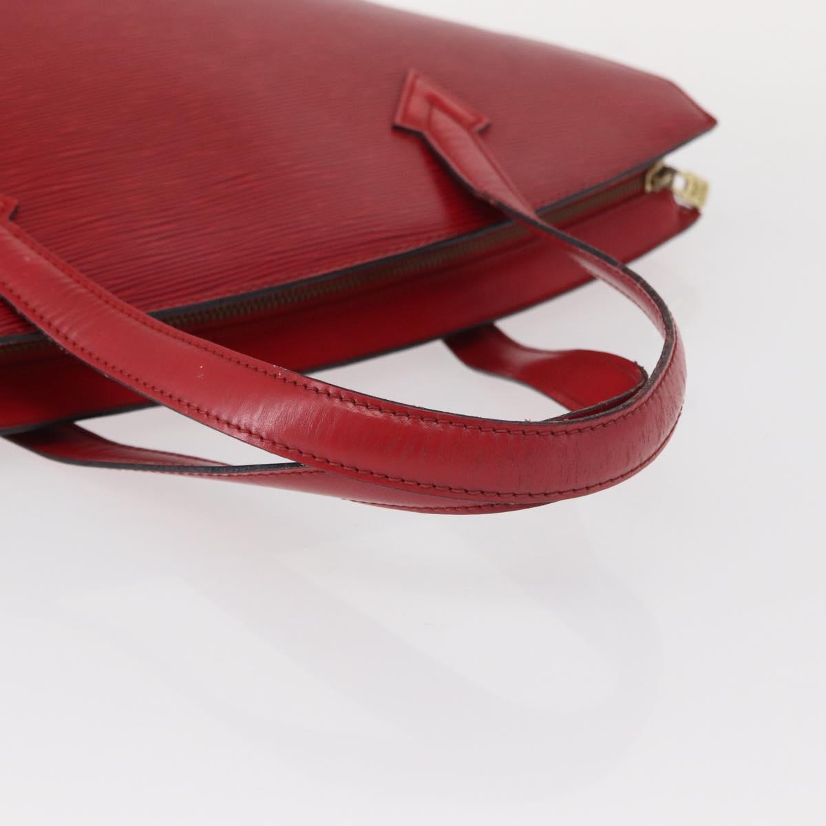 LOUIS VUITTON Epi Saint Jacques Shoulder Bag Red M52277 LV Auth ep12316