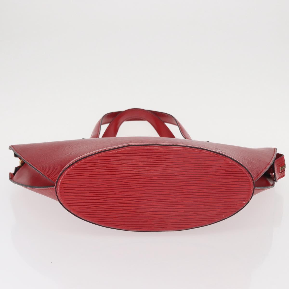 LOUIS VUITTON Epi Saint Jacques Shoulder Bag Red M52277 LV Auth ep12316
