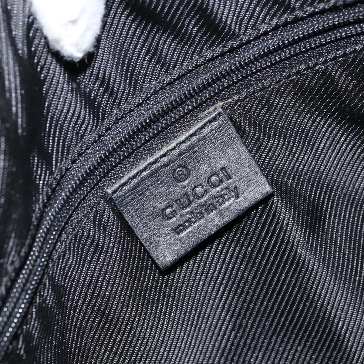 GUCCI GG Canvas Shoulder Bag Black Gold 001 4288 Auth ep12327
