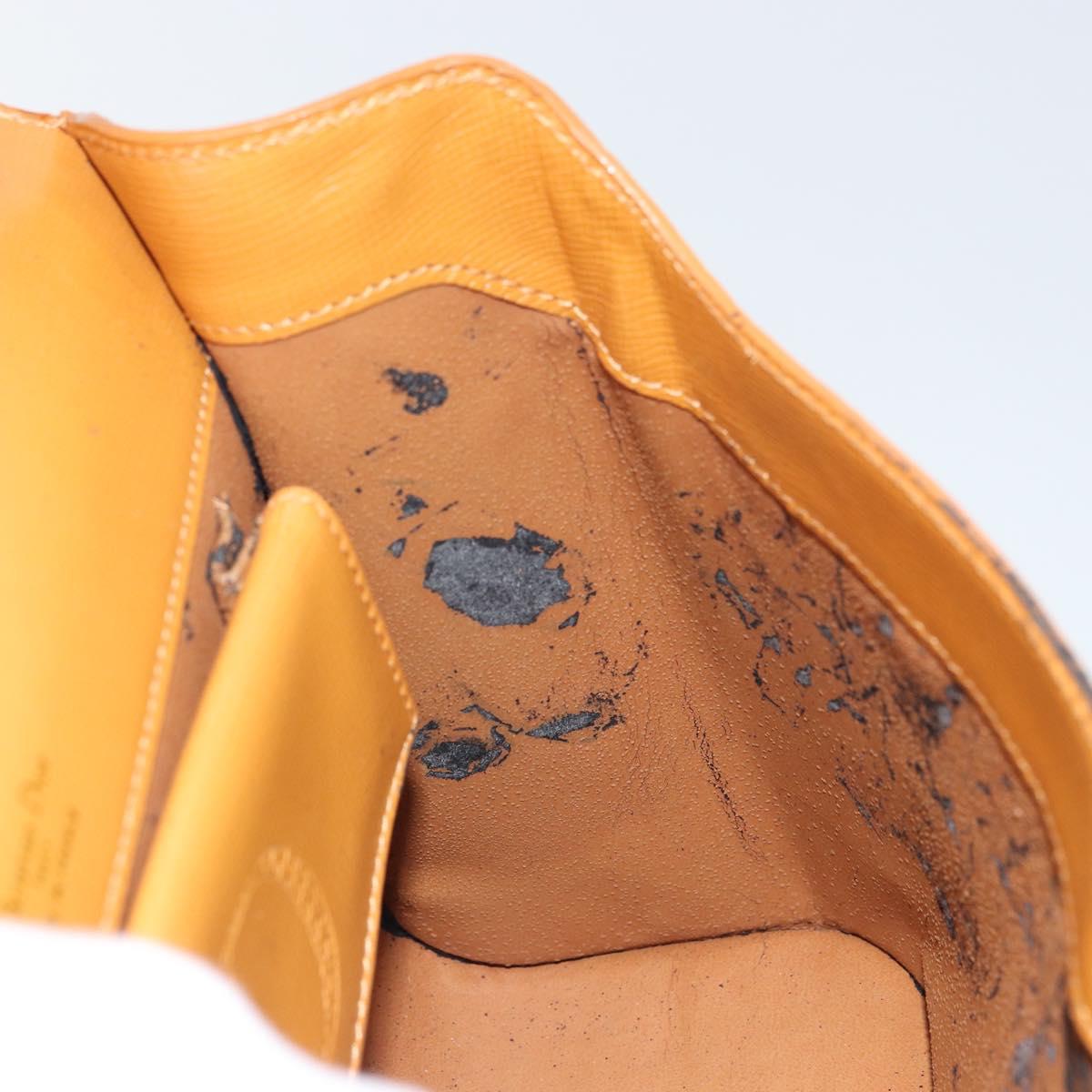 Christian Dior Hand Bag Leather Brown Gold Auth ep12336