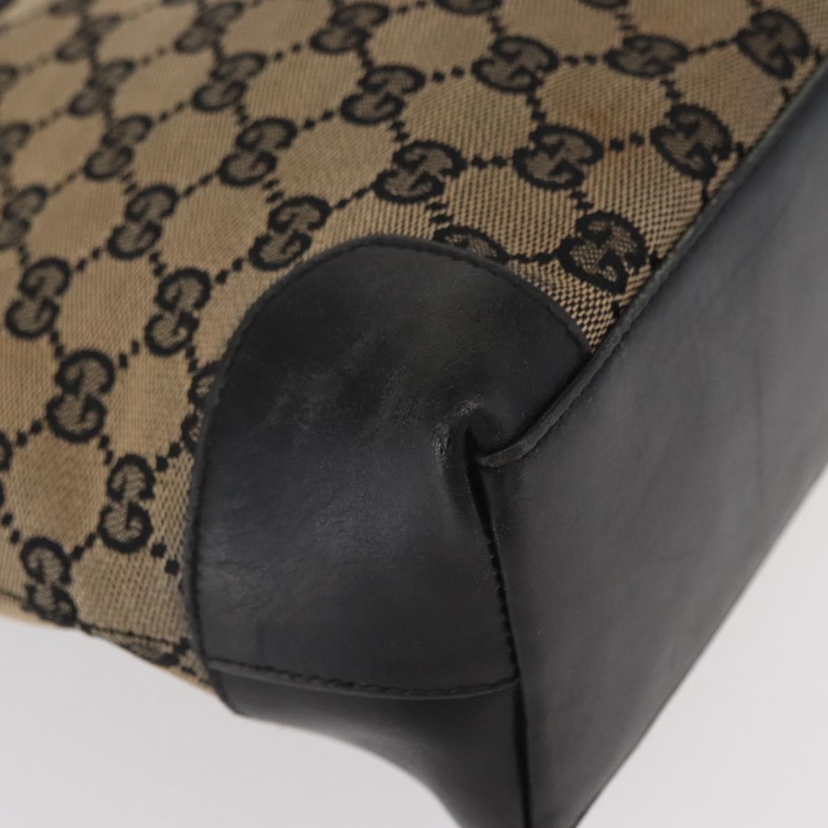 GUCCI GG Canvas Tote Bag Navy 002 1119 1705 Auth ep12380