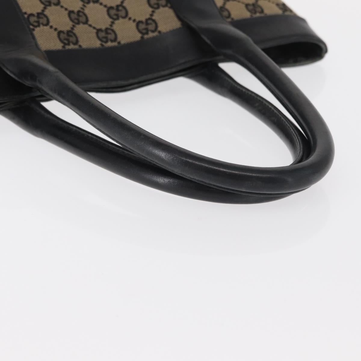 GUCCI GG Canvas Tote Bag Navy 002 1119 1705 Auth ep12380