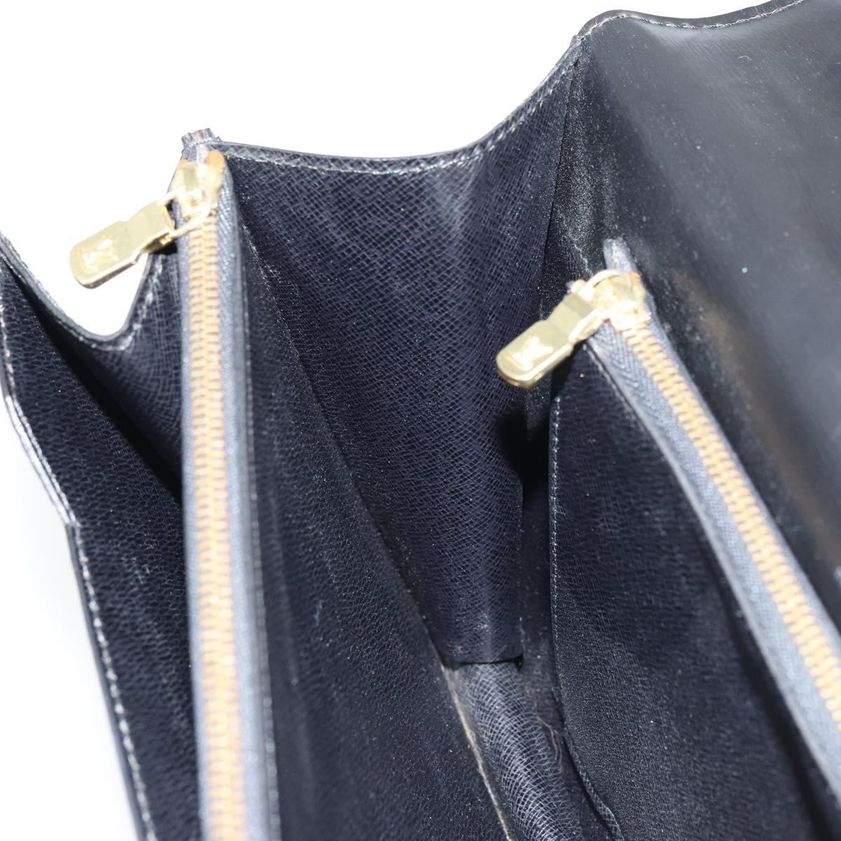 LOUIS VUITTON Epi Concorde Hand Bag Black M52132 LV Auth ep12387