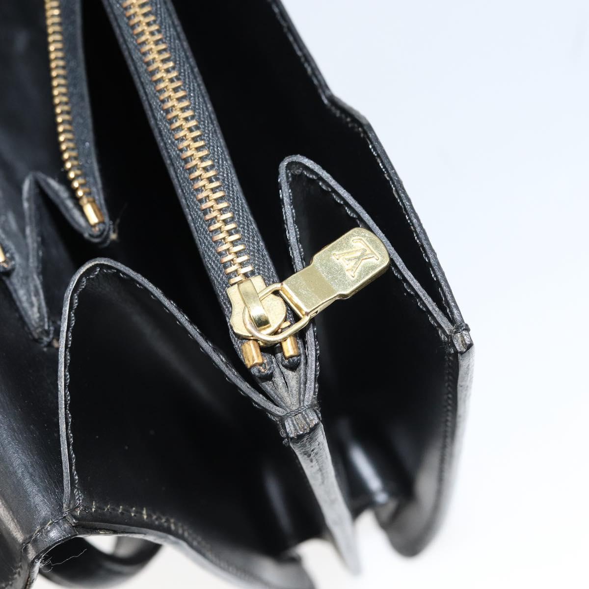 LOUIS VUITTON Epi Concorde Hand Bag Black M52132 LV Auth ep12387