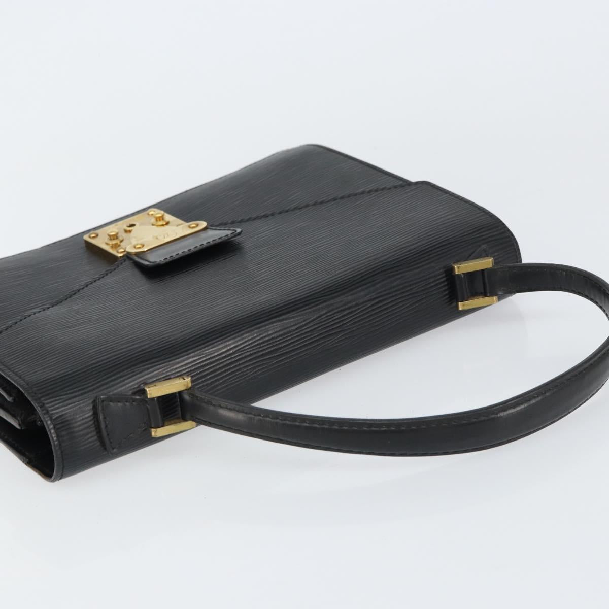 LOUIS VUITTON Epi Concorde Hand Bag Black M52132 LV Auth ep12387