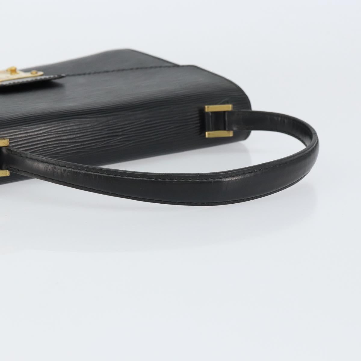 LOUIS VUITTON Epi Concorde Hand Bag Black M52132 LV Auth ep12387