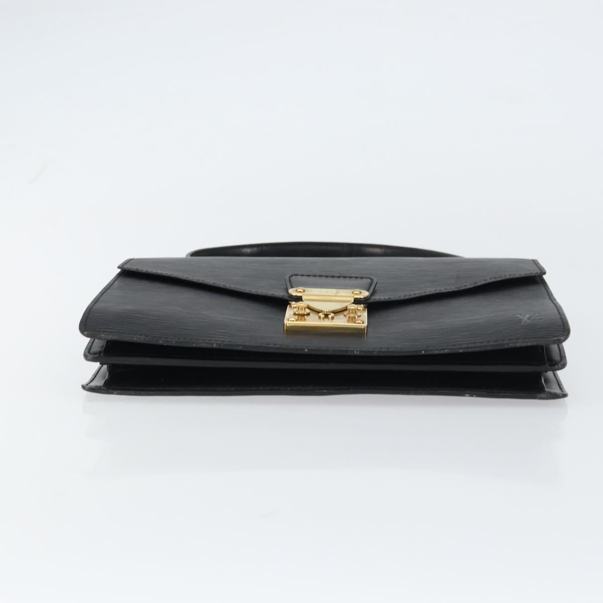 LOUIS VUITTON Epi Concorde Hand Bag Black M52132 LV Auth ep12387
