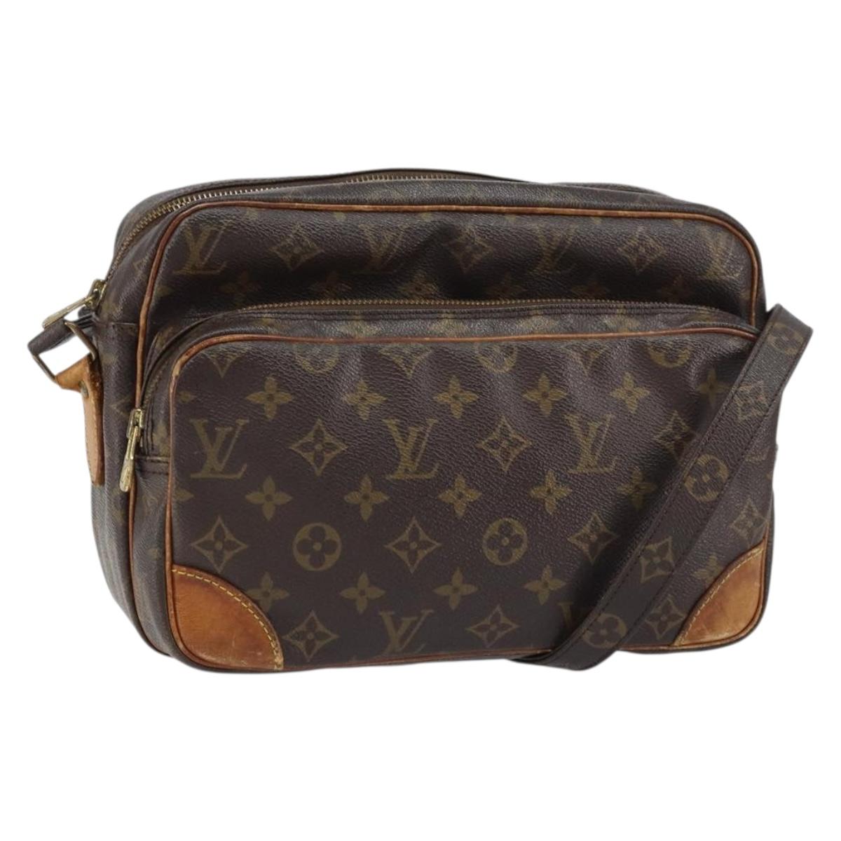 LOUIS VUITTON Monogram Nile Shoulder Bag M45244 LV Auth ep12392