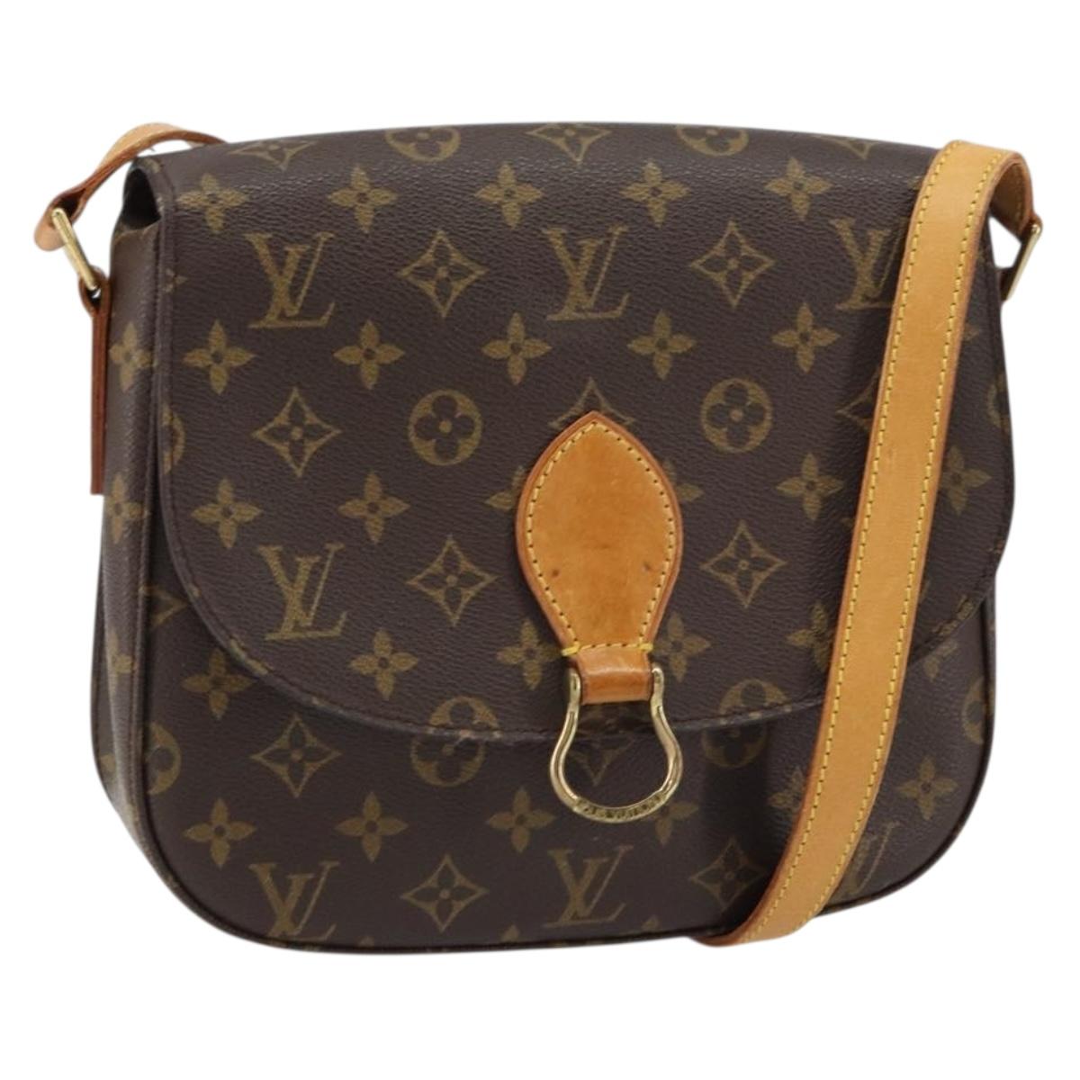 LOUIS VUITTON Monogram Saint Cloud GM Shoulder Bag M51242 LV Auth ep12404