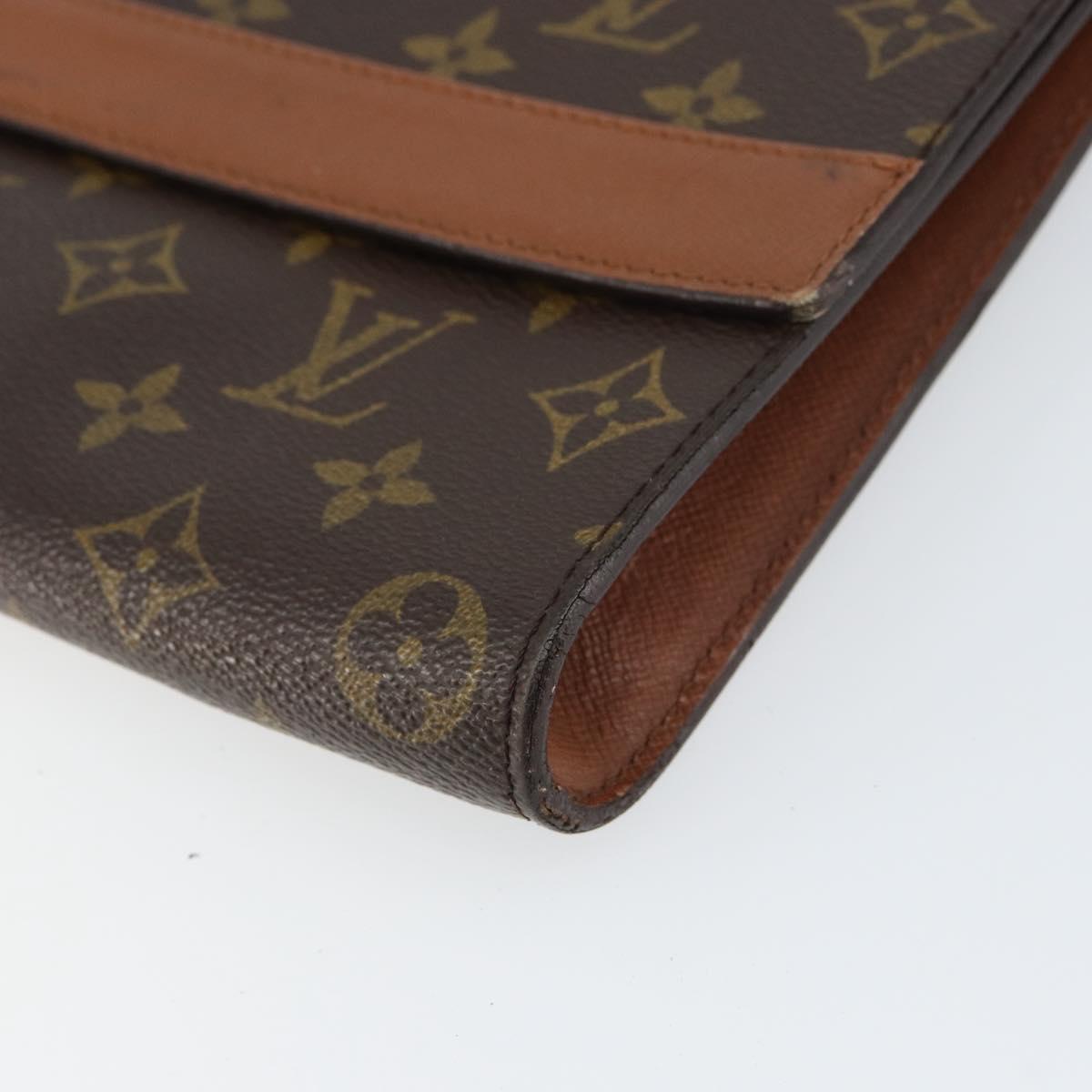 LOUIS VUITTON Monogram Porte Envelope Clutch Bag M51801 LV Auth ep12409