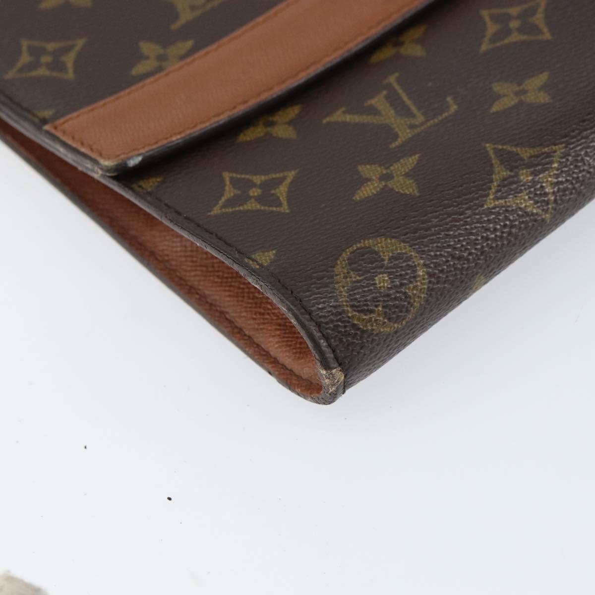 LOUIS VUITTON Monogram Porte Envelope Clutch Bag M51801 LV Auth ep12409