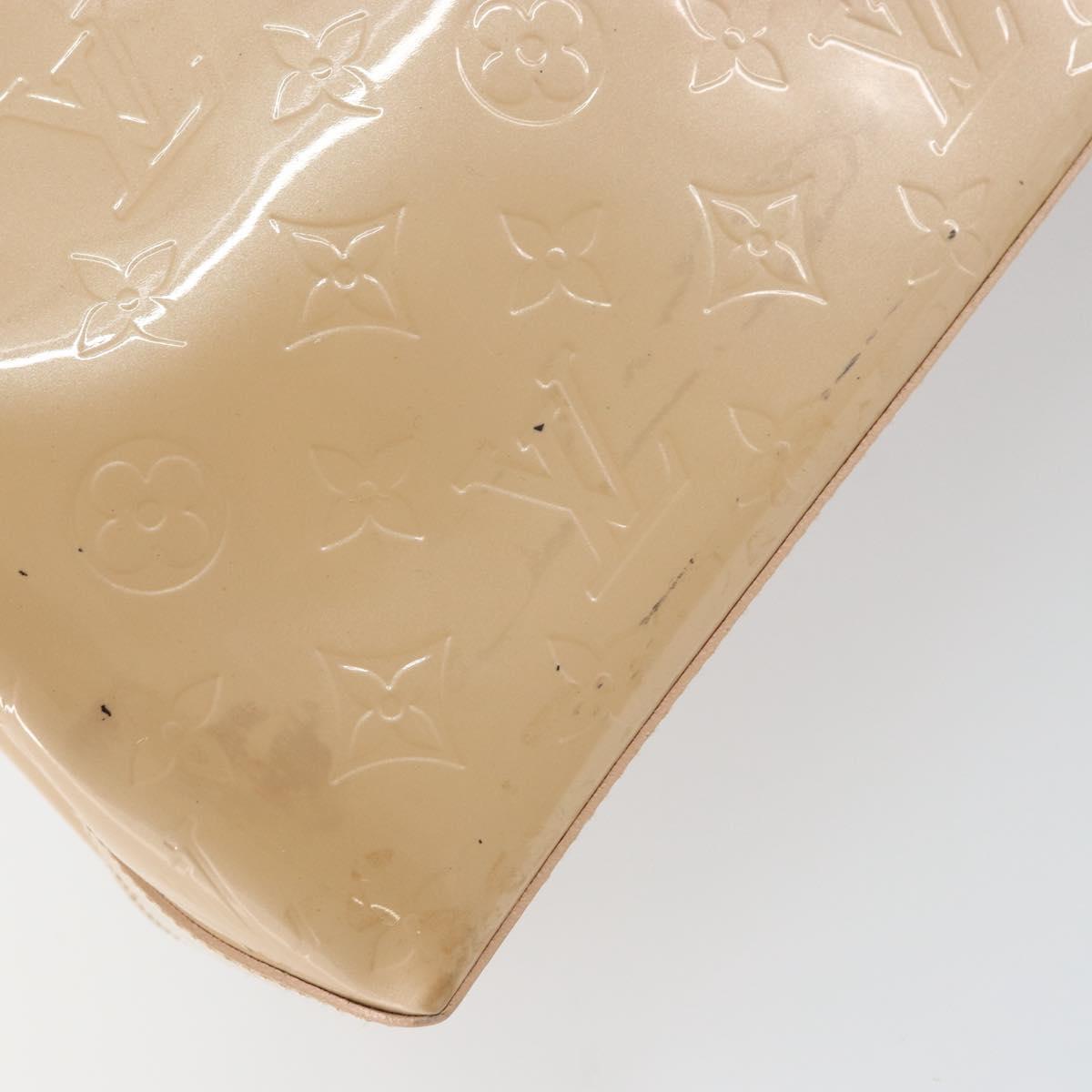 LOUIS VUITTON Vernis Wilshire PM Hand Bag Rose Flow Lantern M91642 Auth ep12449