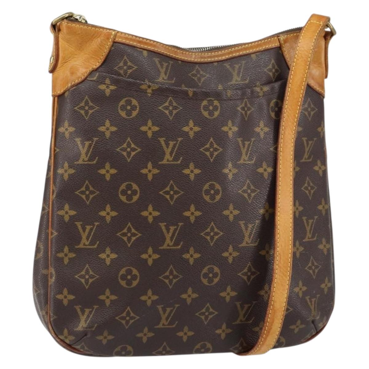 LOUIS VUITTON Monogram Odeon MM Shoulder Bag M56389 LV Auth ep12451