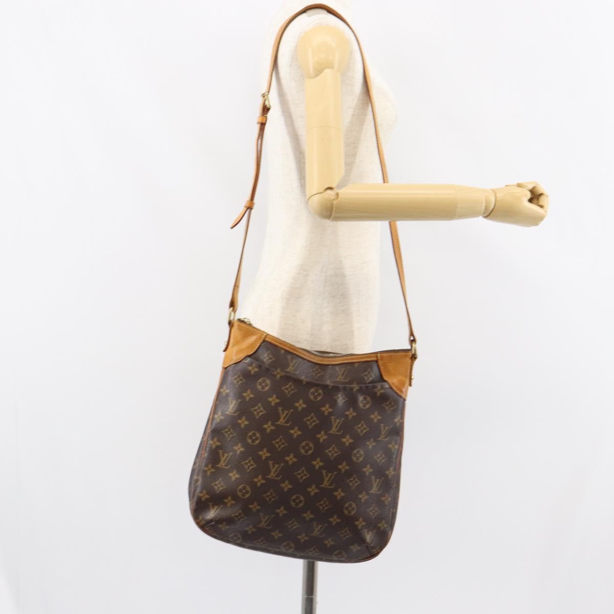 LOUIS VUITTON Monogram Odeon MM Shoulder Bag M56389 LV Auth ep12451