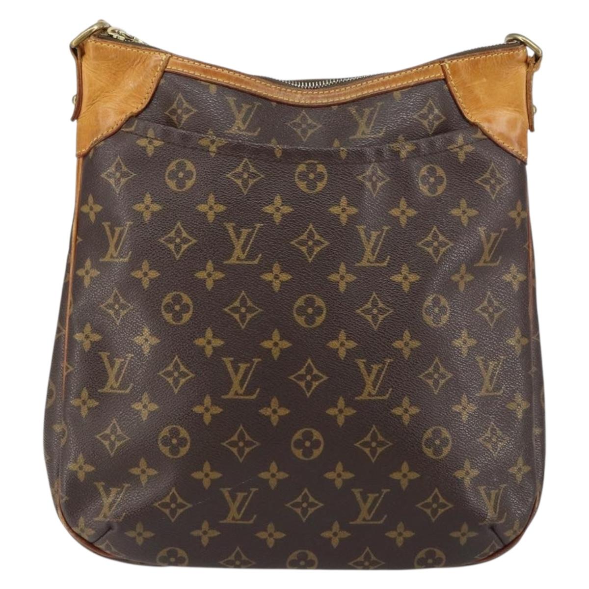 LOUIS VUITTON Monogram Odeon MM Shoulder Bag M56389 LV Auth ep12451