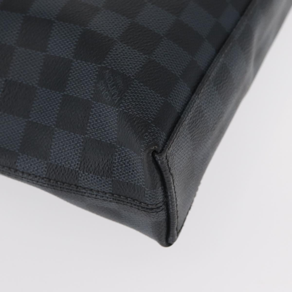 LOUIS VUITTON Damier Cobalt Porte Documents Jules Bag 2way N41589 Auth ep12472