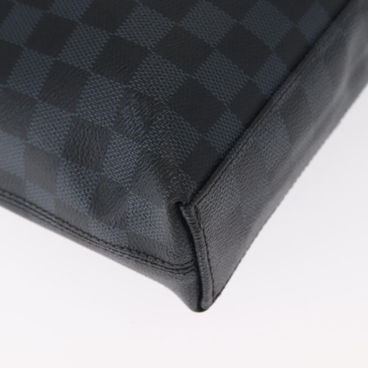 LOUIS VUITTON Damier Cobalt Porte Documents Jules Bag 2way N41589 Auth ep12472