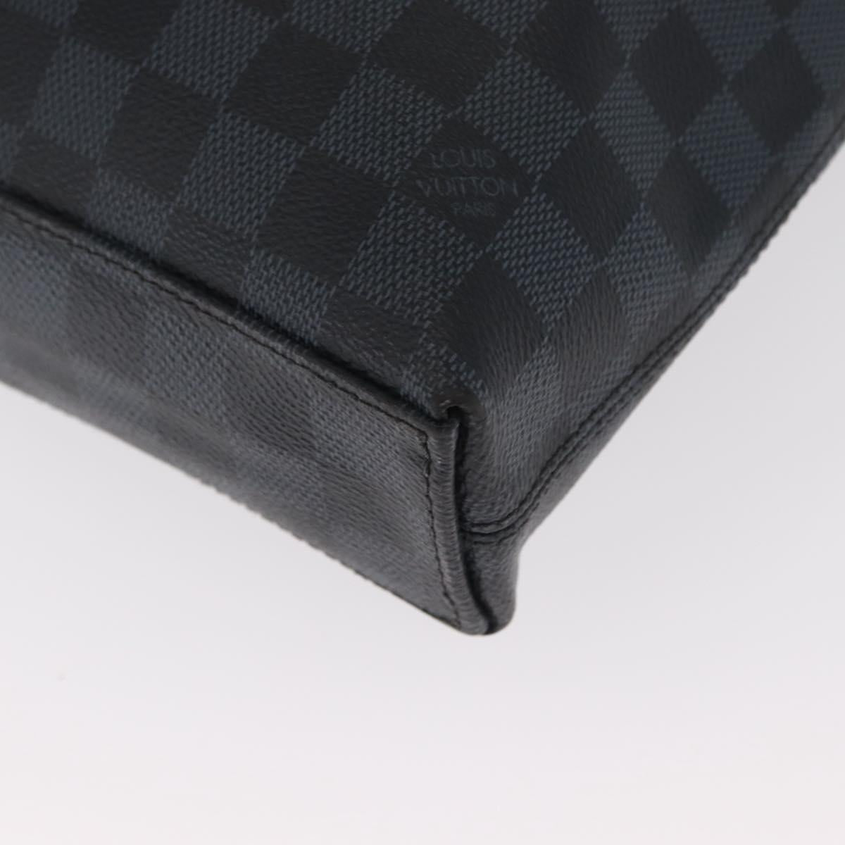 LOUIS VUITTON Damier Cobalt Porte Documents Jules Bag 2way N41589 Auth ep12472
