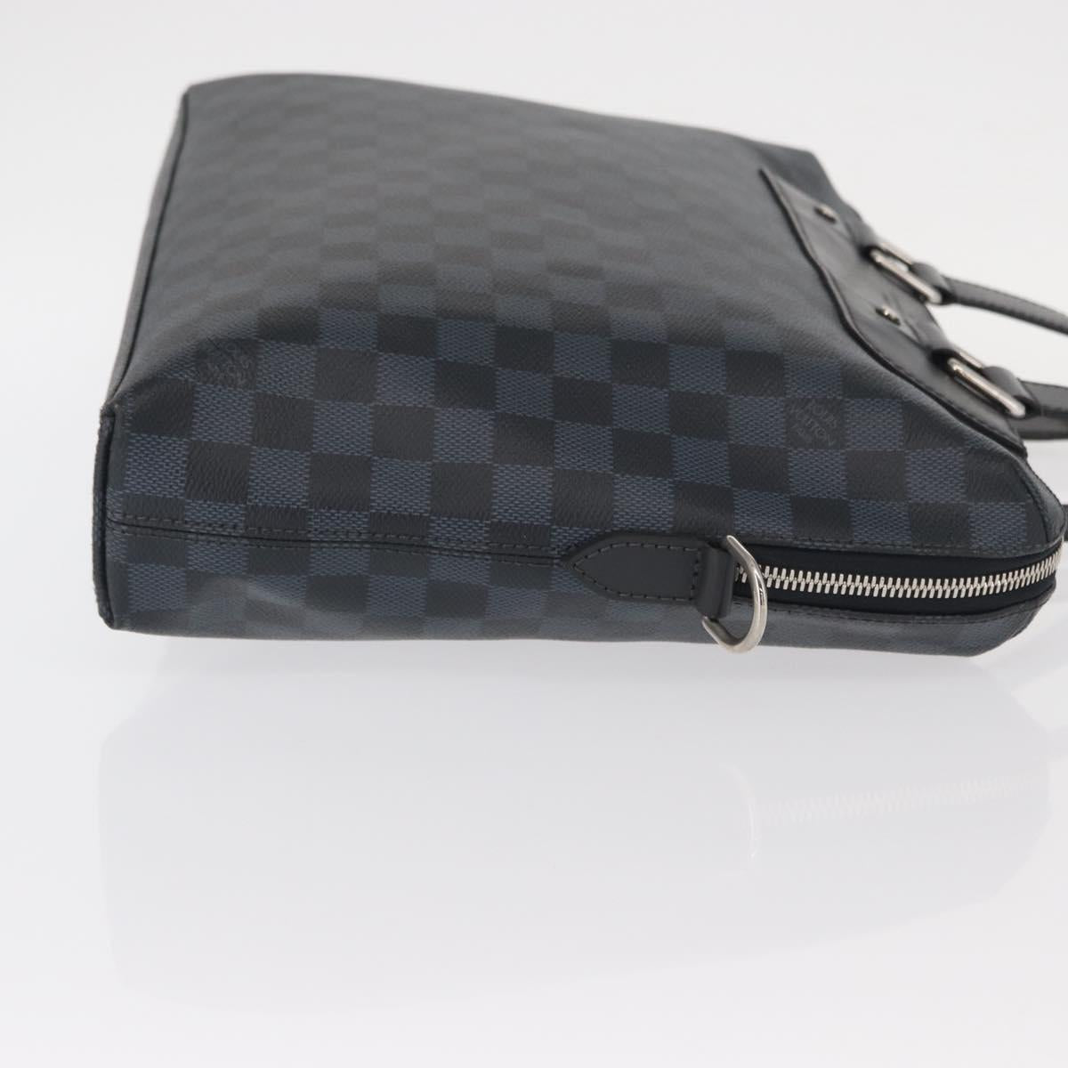 LOUIS VUITTON Damier Cobalt Porte Documents Jules Bag 2way N41589 Auth ep12472