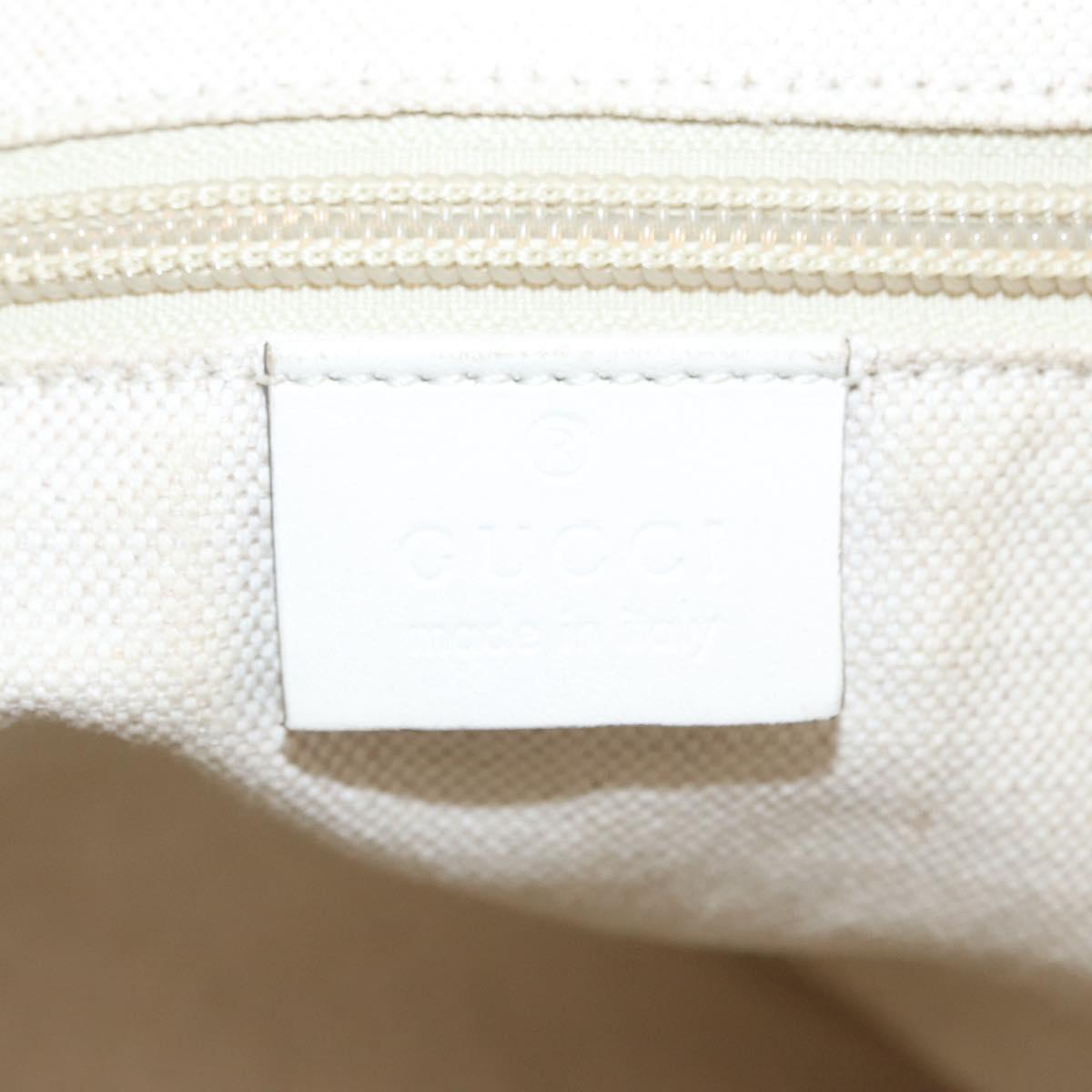 GUCCI Tote Bag Canvas Gold Green 295252 Auth ep12483