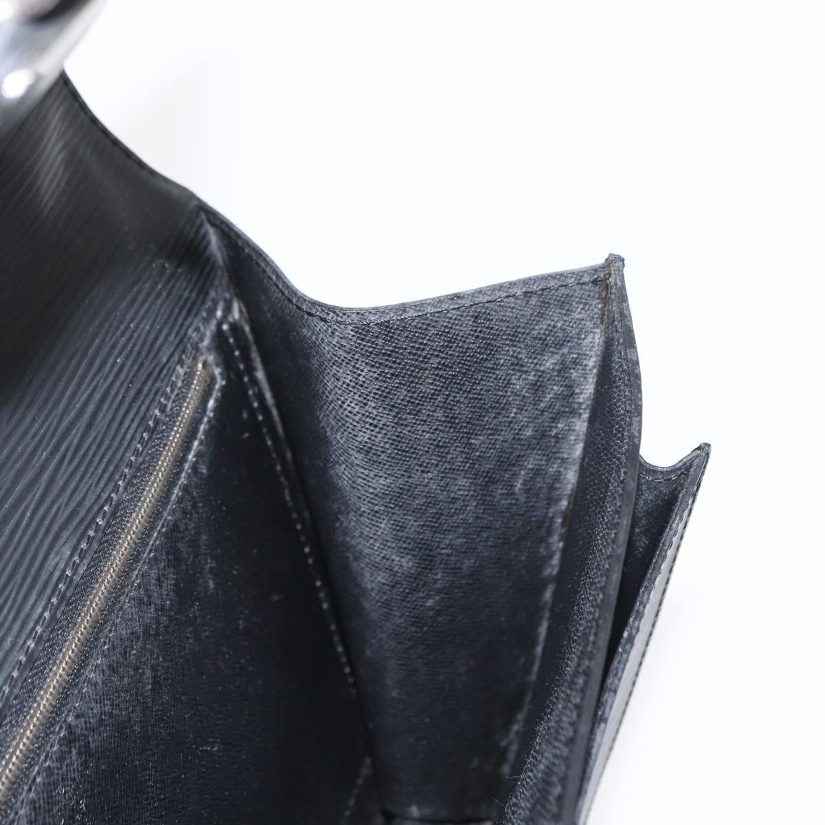 LOUIS VUITTON Epi Monceau 28 Hand Bag Black M52122 LV Auth ep12499