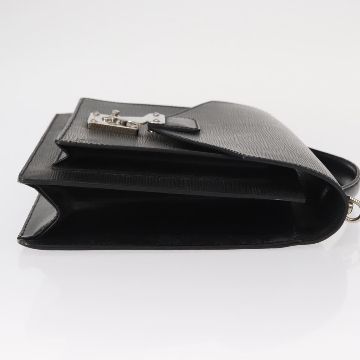 LOUIS VUITTON Epi Monceau 28 Hand Bag Black M52122 LV Auth ep12499
