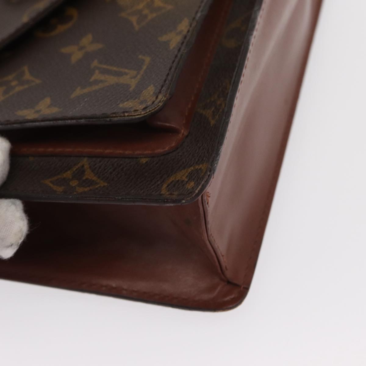 LOUIS VUITTON Monogram Monceau 28 Hand Bag M51185 LV Auth ep12500