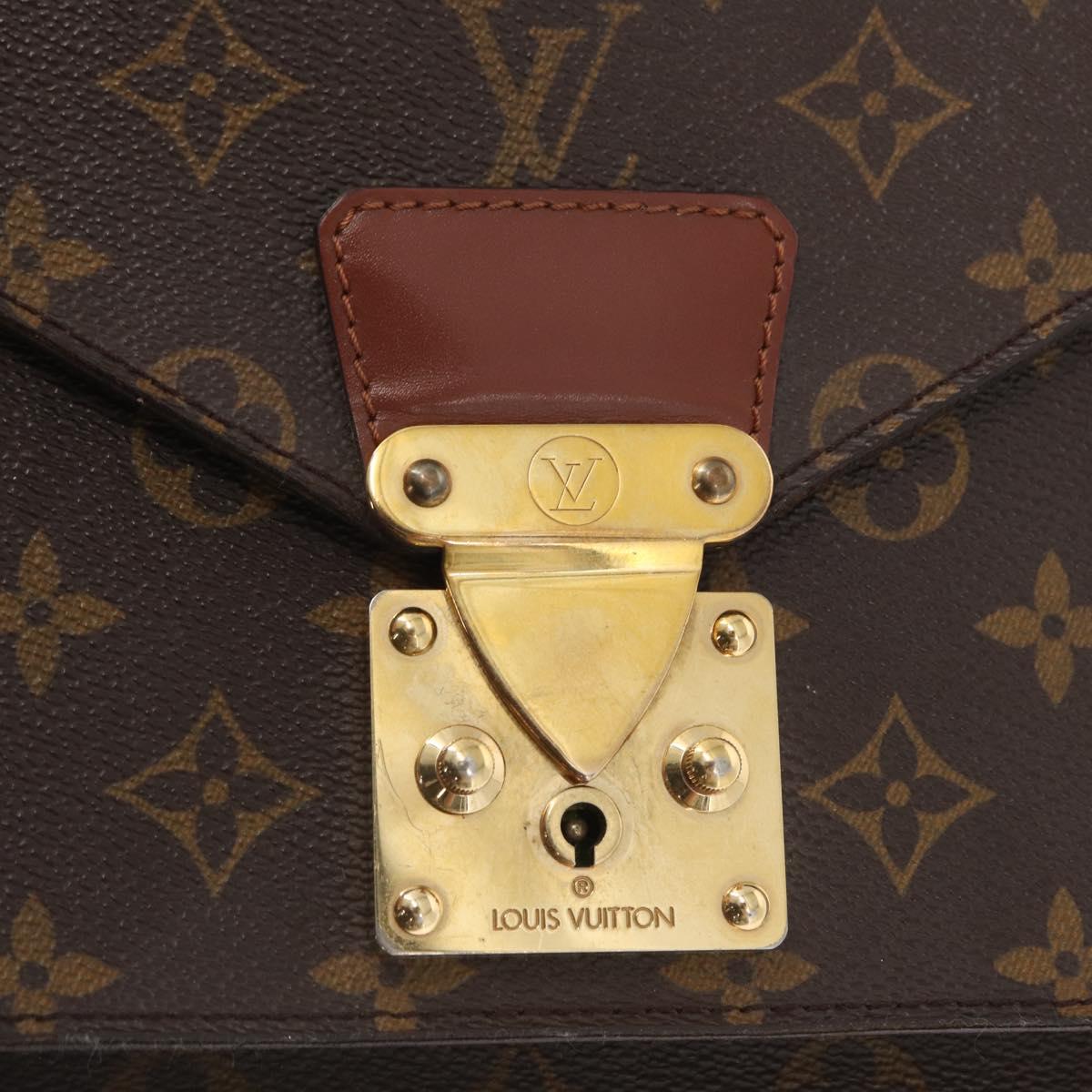 LOUIS VUITTON Monogram Monceau 28 Hand Bag M51185 LV Auth ep12500