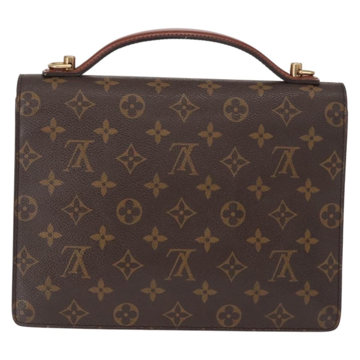 LOUIS VUITTON Monogram Monceau 28 Hand Bag M51185 LV Auth ep12500