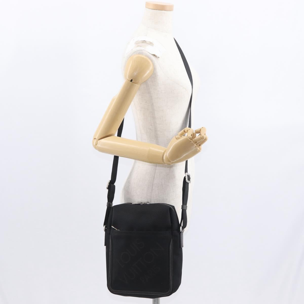 LOUIS VUITTON Damier Geant Citadan NM Shoulder Bag Black M93223 LV Auth ep12501