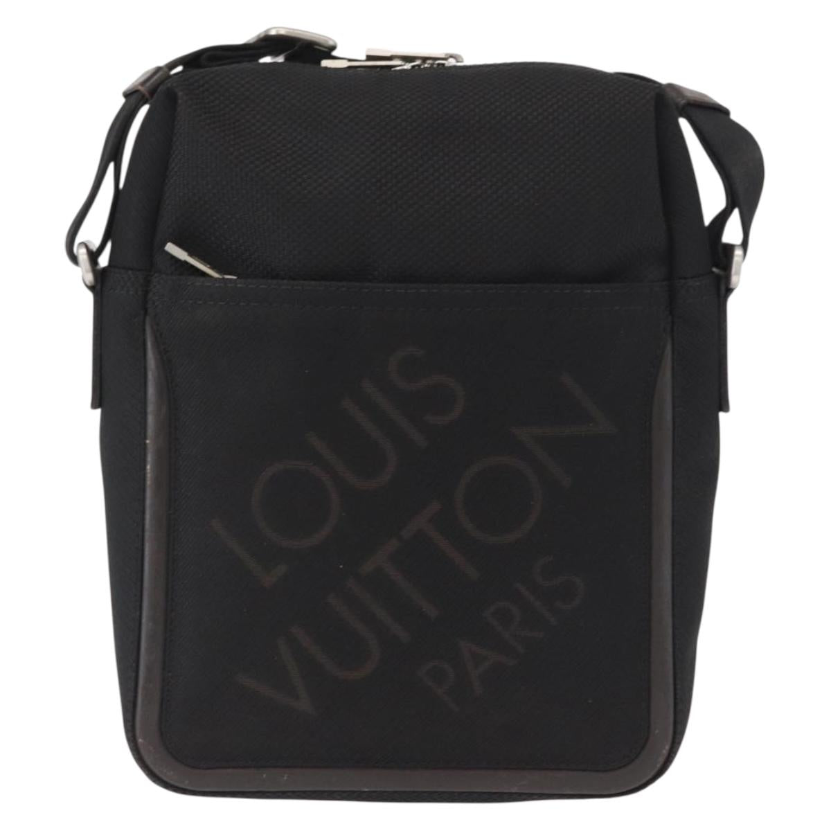 LOUIS VUITTON Damier Geant Citadan NM Shoulder Bag Black M93223 LV Auth ep12501
