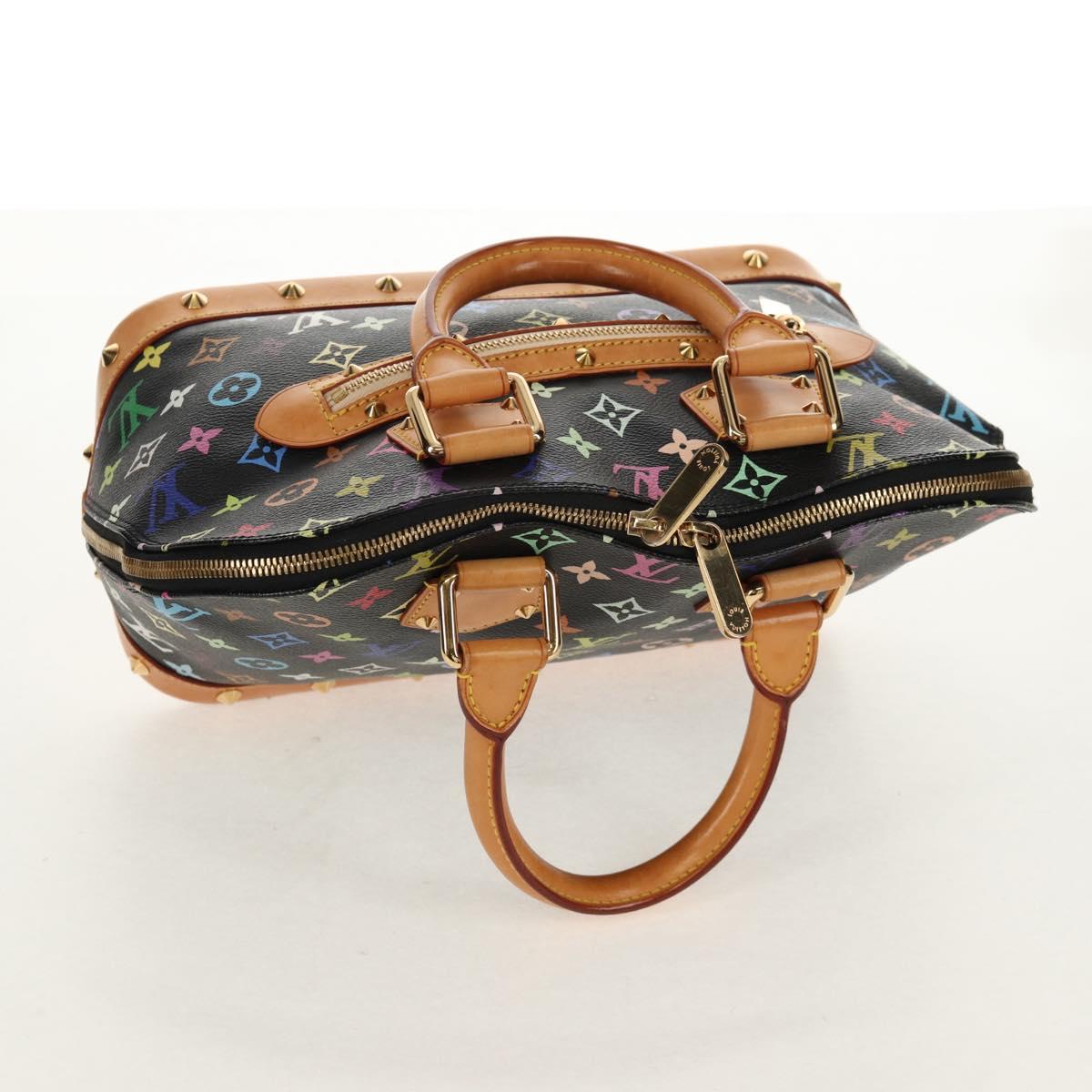 LOUIS VUITTON Monogram Multicolor Alma PM Hand Bag Black M40444 LV Auth ep12504V