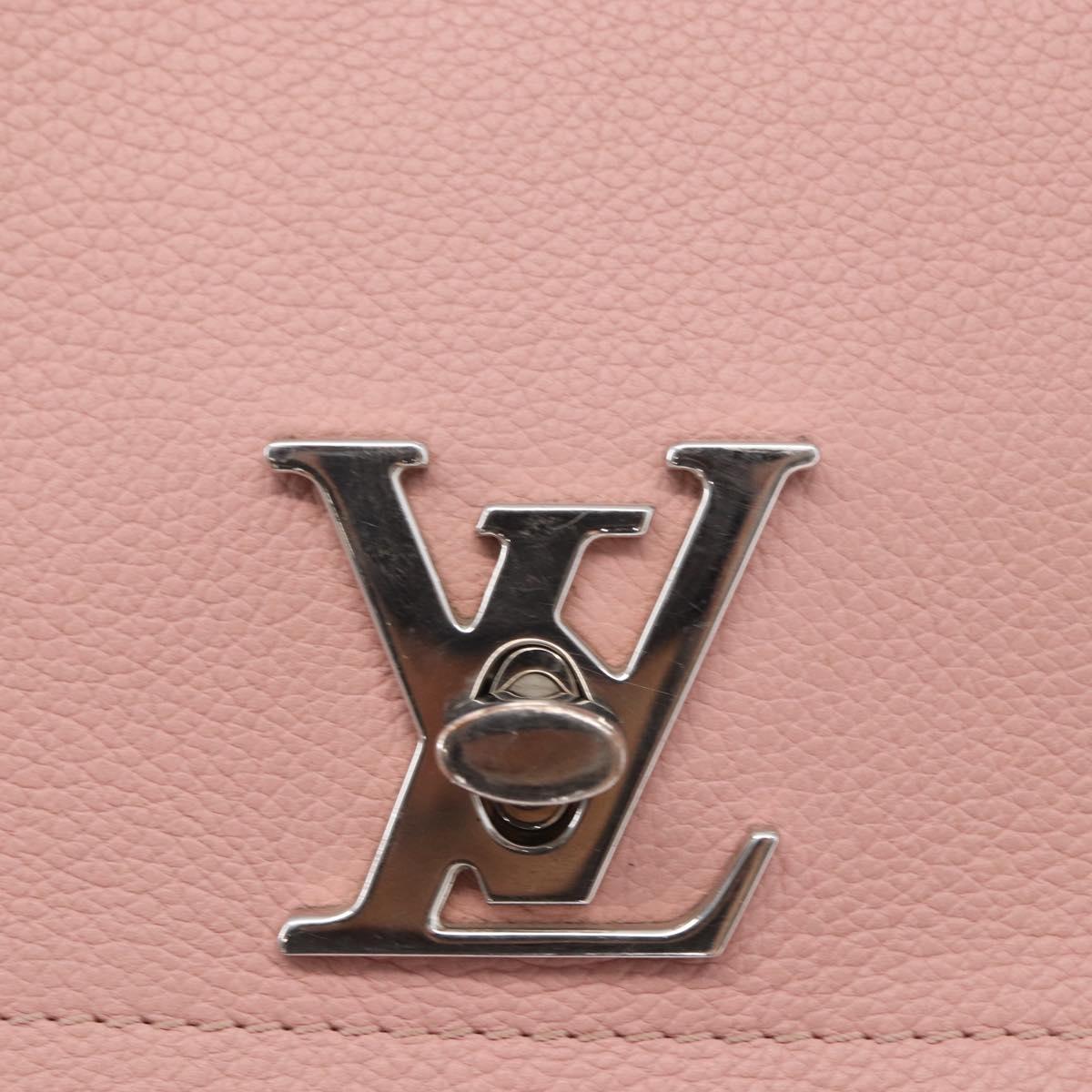 LOUIS VUITTON Rock Me 2 BB Shoulder Bag Leather Pink M54576 LV Auth ep12511