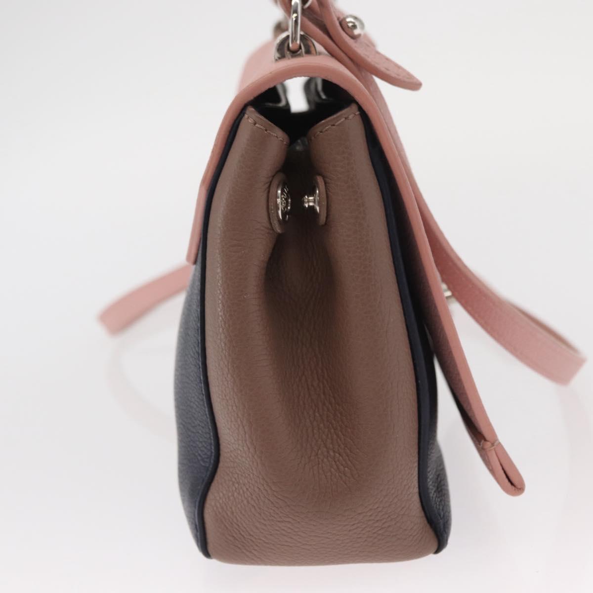 LOUIS VUITTON Rock Me 2 BB Shoulder Bag Leather Pink M54576 LV Auth ep12511