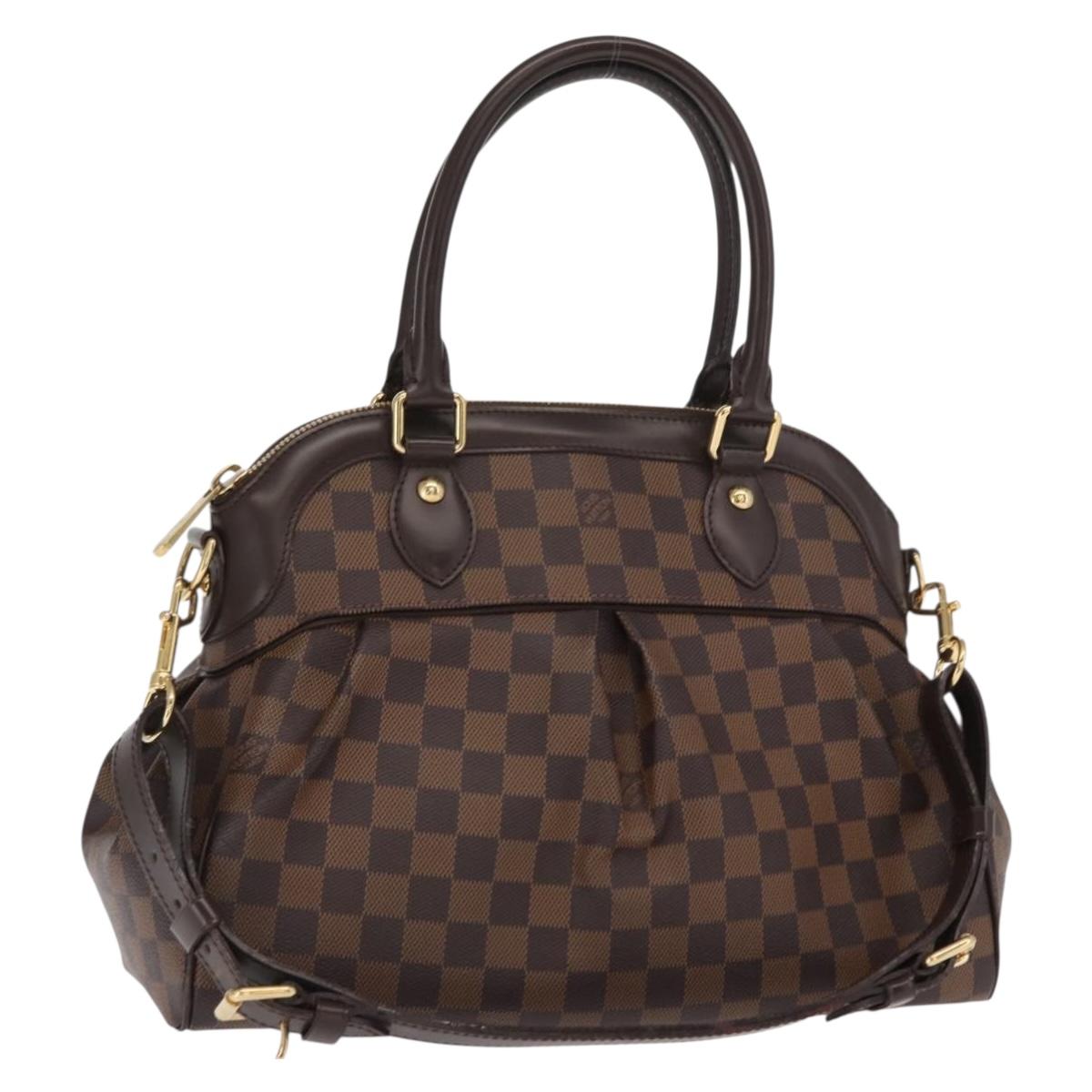 LOUIS VUITTON Damier Ebene Trevi PM Hand Bag 2way N51997 LV Auth ep12513