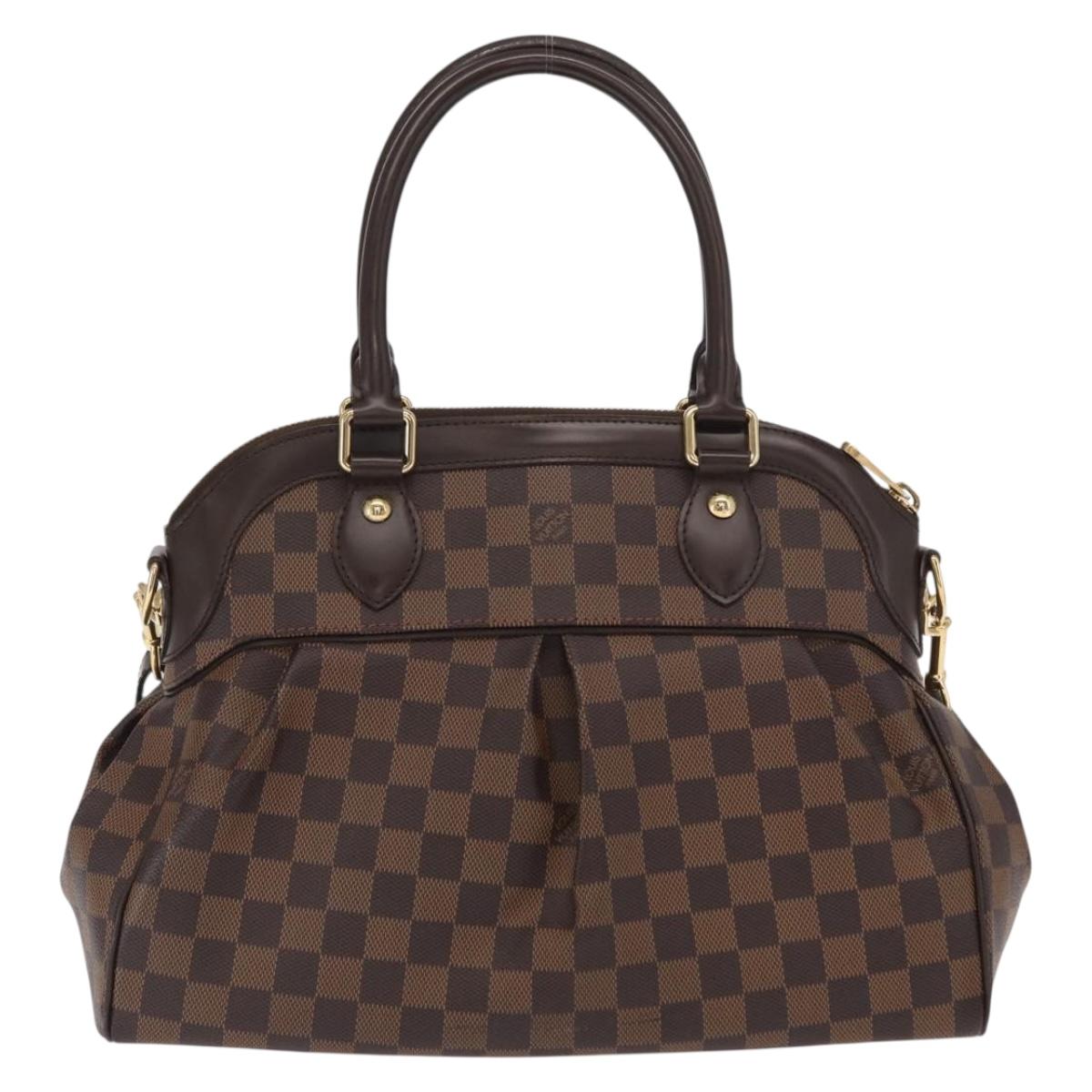 LOUIS VUITTON Damier Ebene Trevi PM Hand Bag 2way N51997 LV Auth ep12513