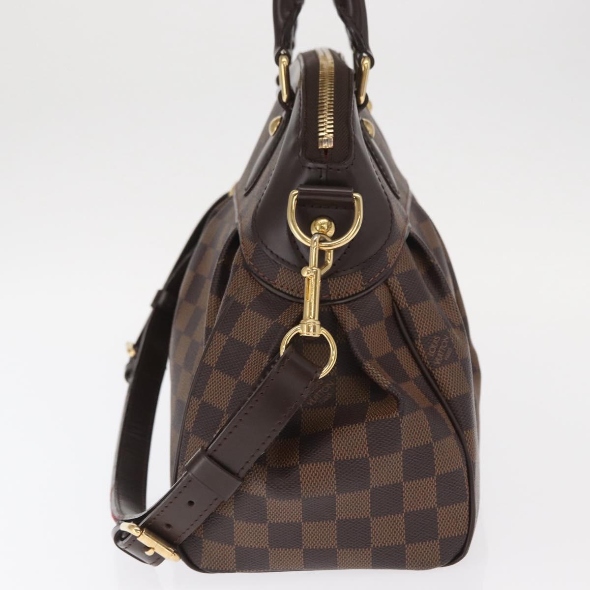 LOUIS VUITTON Damier Ebene Trevi PM Hand Bag 2way N51997 LV Auth ep12513