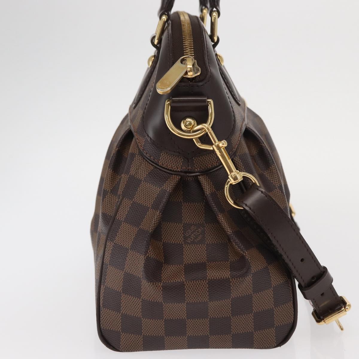 LOUIS VUITTON Damier Ebene Trevi PM Hand Bag 2way N51997 LV Auth ep12513