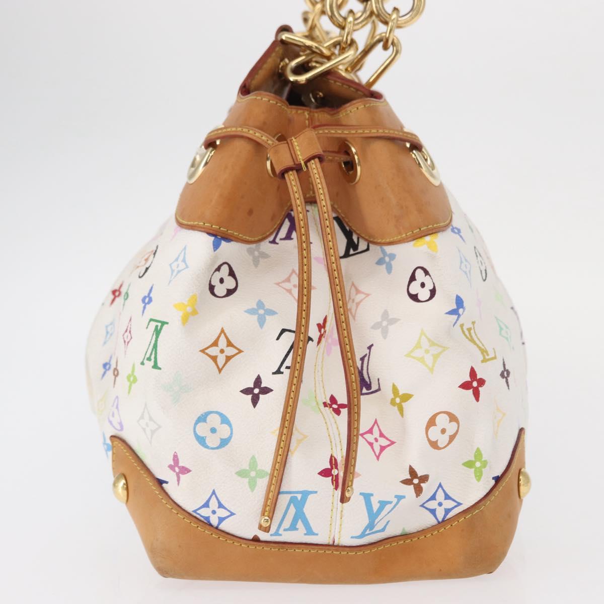LOUIS VUITTON Monogram Multicolor Ursula Tote Bag White M40123 LV Auth ep12515