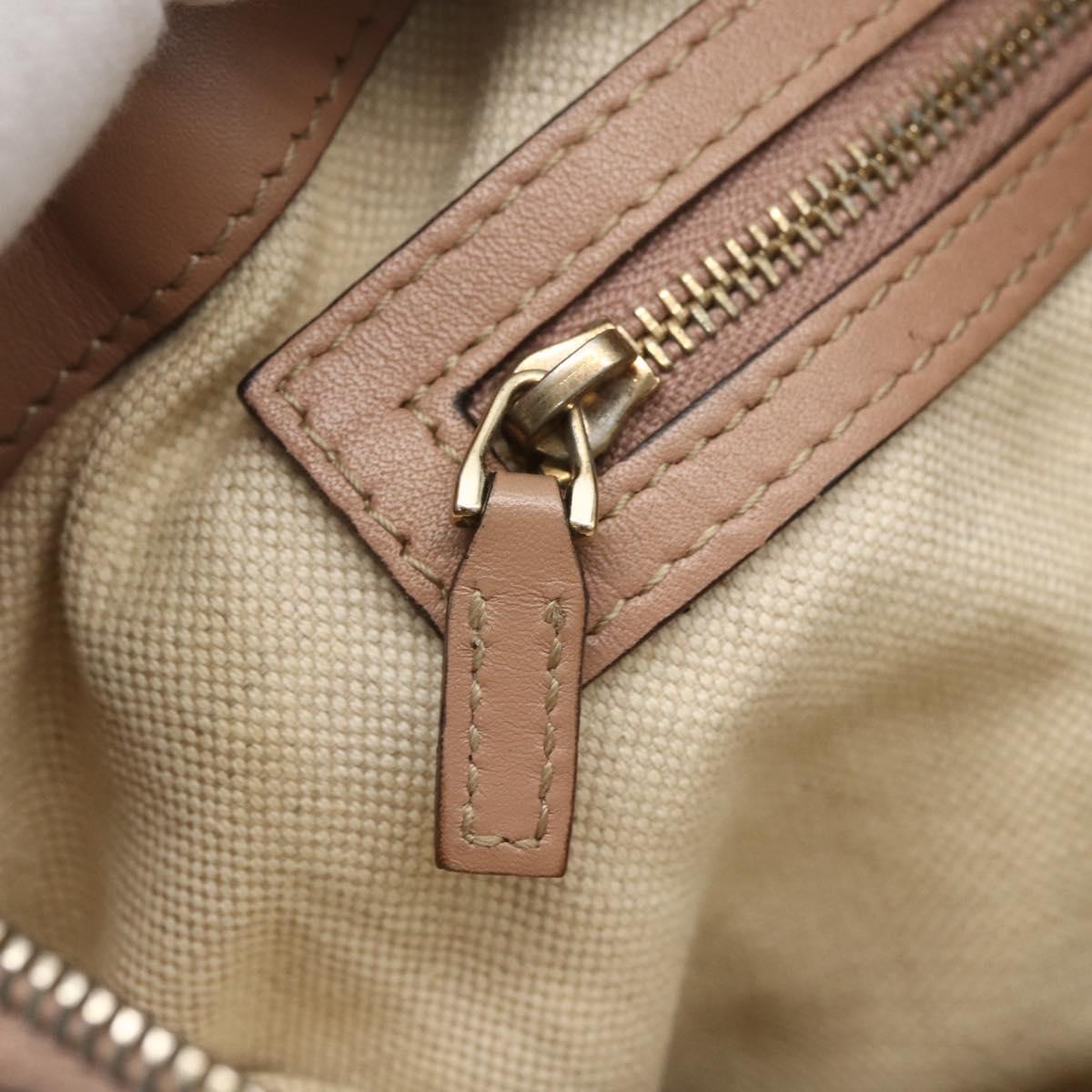 GUCCI GG Canvas Web Sherry Line Mayfair Bag 2way Beige Red 269894 Auth ep12531