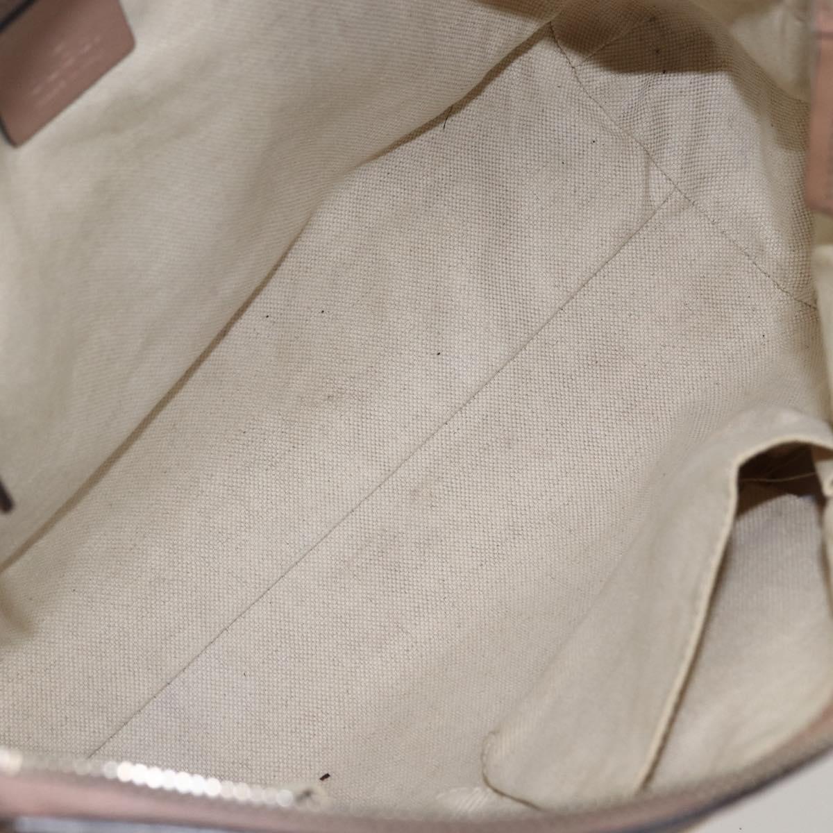 GUCCI GG Canvas Web Sherry Line Mayfair Bag 2way Beige Red 269894 Auth ep12531