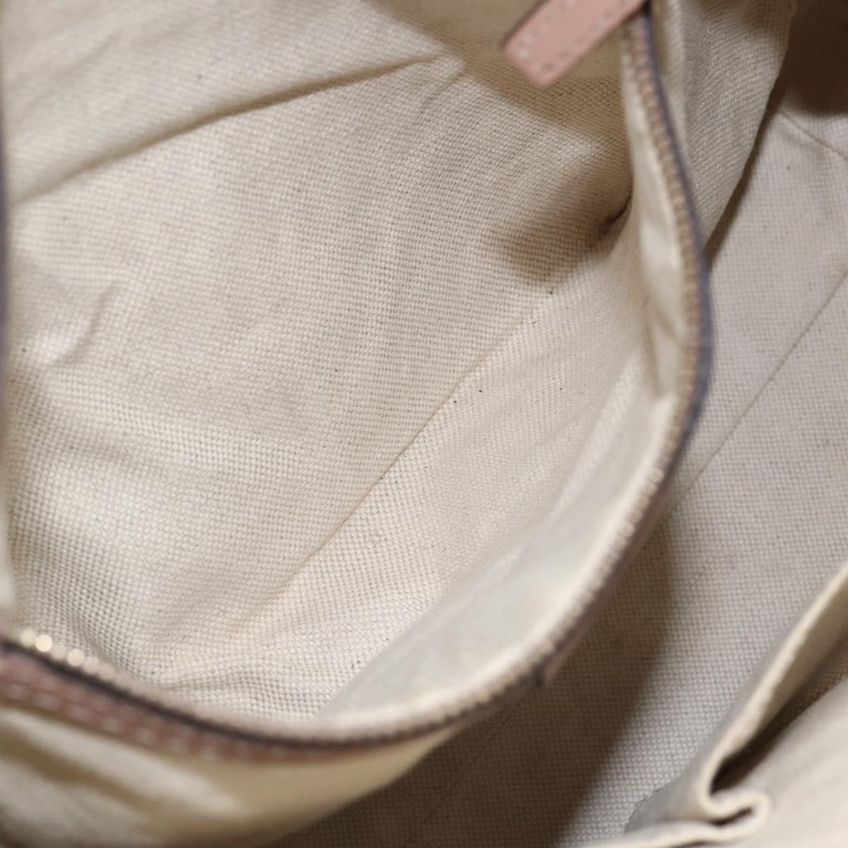 GUCCI GG Canvas Web Sherry Line Mayfair Bag 2way Beige Red 269894 Auth ep12531