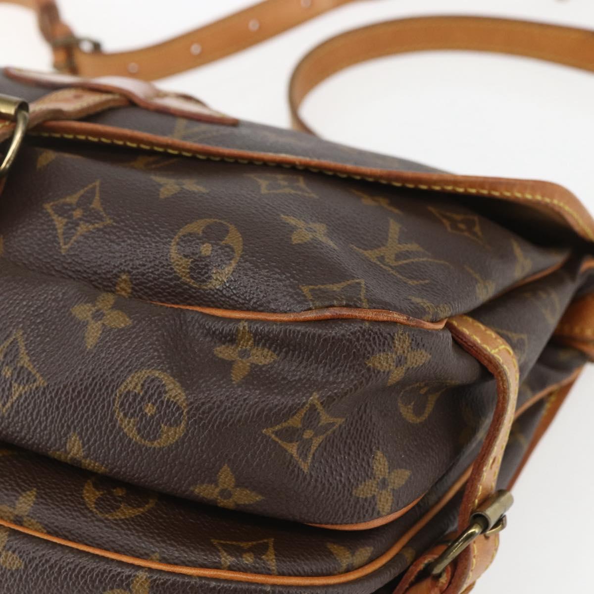 LOUIS VUITTON Monogram Saumur 30 Shoulder Bag M42256 LV Auth ep12539