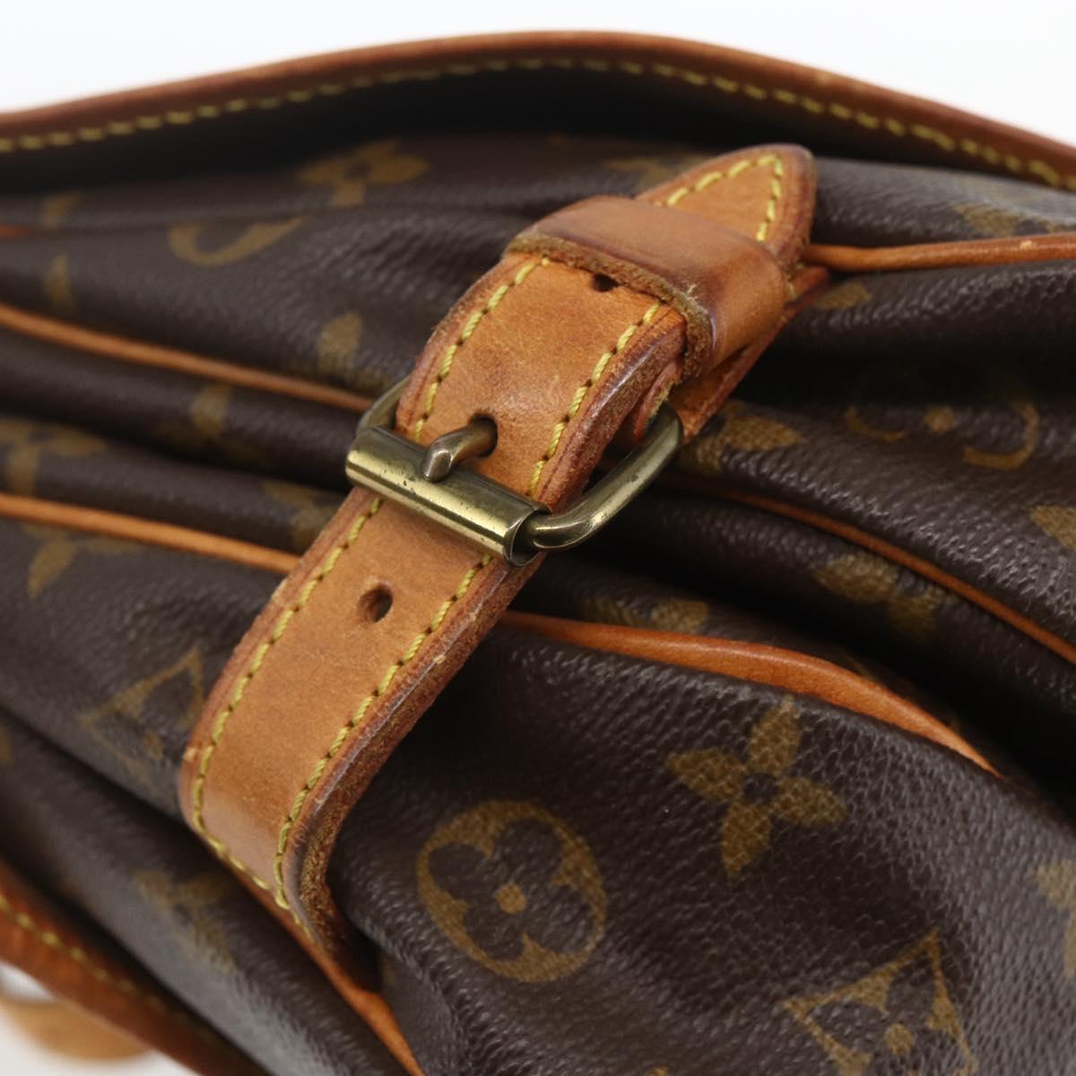 LOUIS VUITTON Monogram Saumur 30 Shoulder Bag M42256 LV Auth ep12539