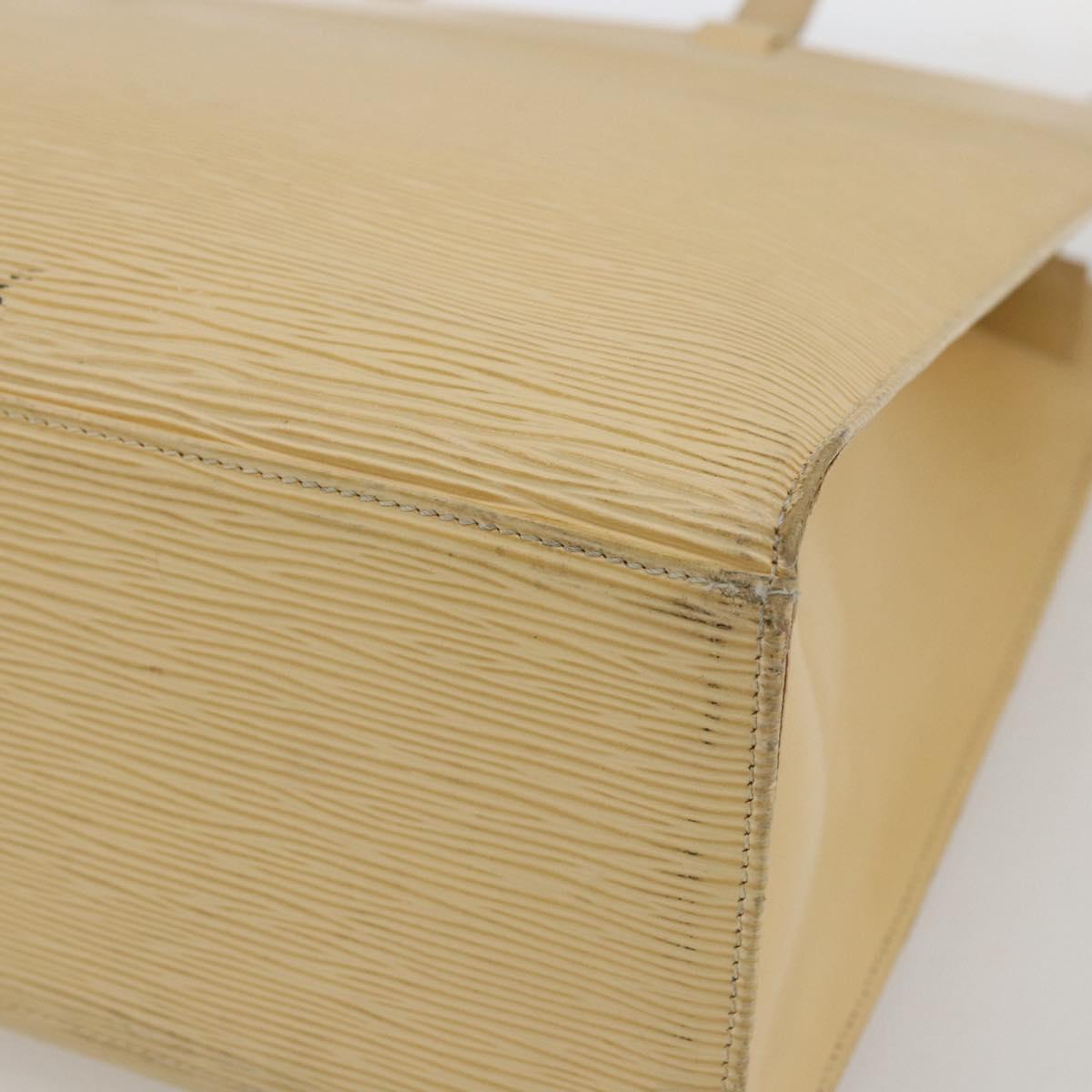 LOUIS VUITTON Epi Croisette GM Tote Bag Vanilla M5250A LV Auth ep12562