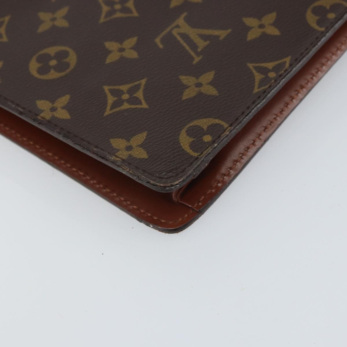 LOUIS VUITTON Monogram Porte Documents Bandouliere Bag M53338 LV Auth ep12567